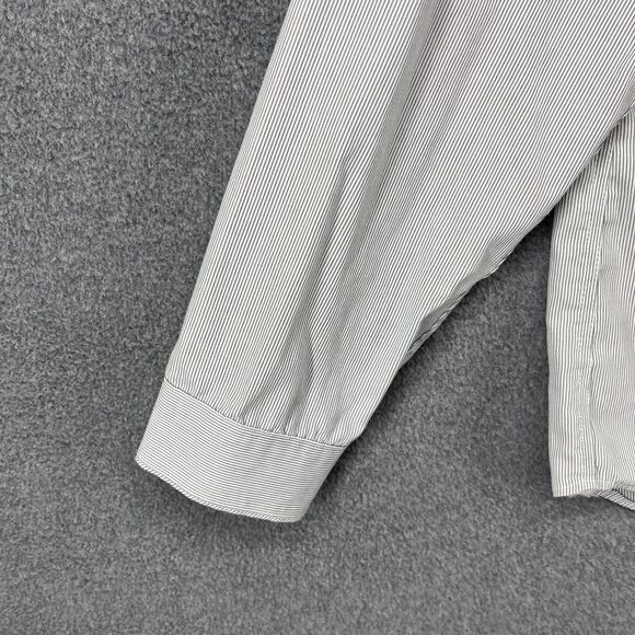 Calvin Klein Shirt Mens 16.5 34/35 Gray Slim Fit Performance Non-Iron Dress - Picture 5 of 15
